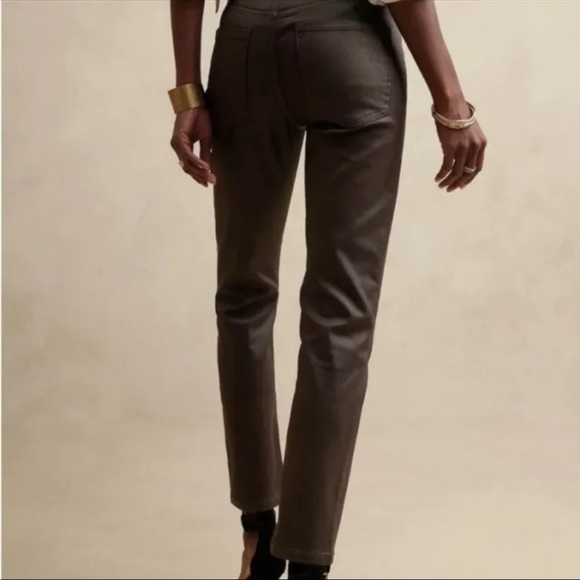 NWT! Banana Republic Slim Coated Jean - Size 35/20 Tall - Picture 9 of 9